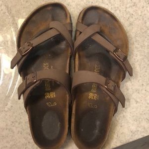 Brown Birkenstocks